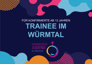 Banner: Trainee der Evangelischen Jugend im Würmtal