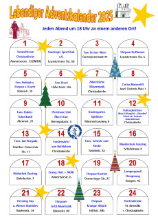 Lebendiger Adventskalender 2025