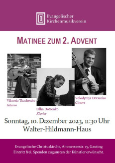 2. Advent Matinee 2023