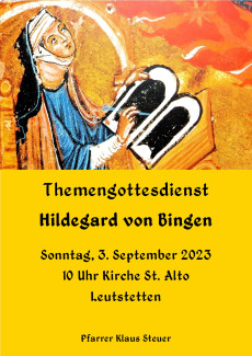 Gottesdienst Hildegart v. Bingen