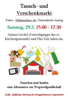 Tausch- und Verschenkmarkt